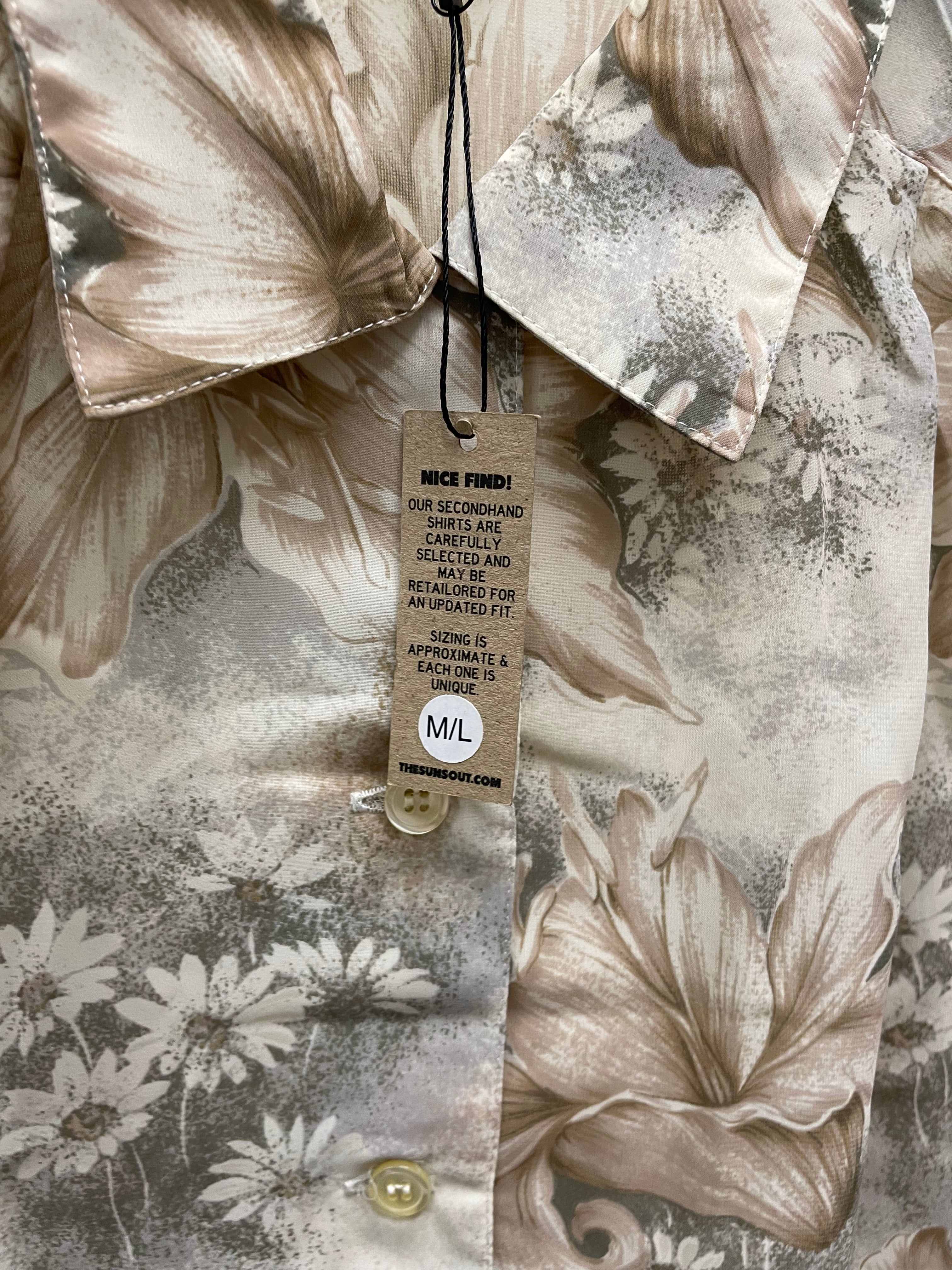 Reworked Flowy Crop Button Down #111