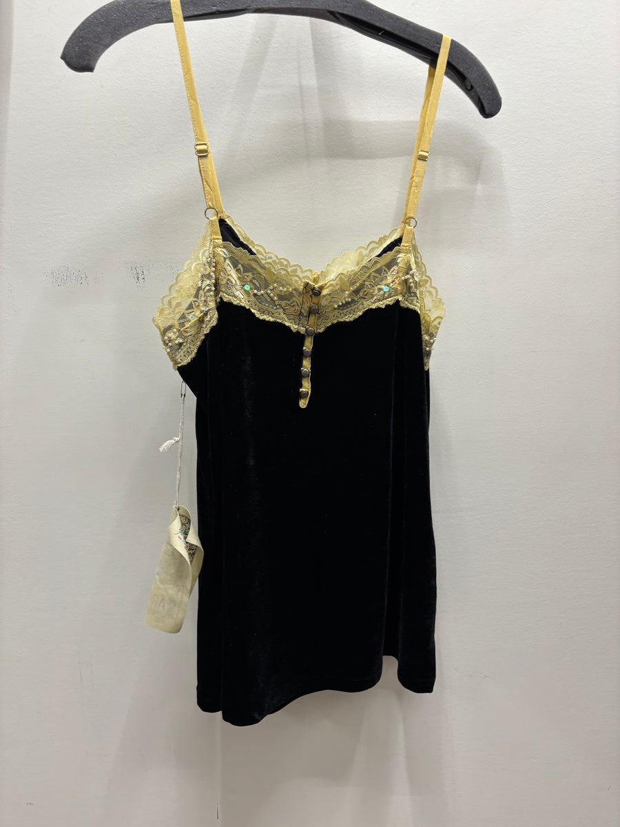 Beaded Velvet Dreams Cami by Aratta