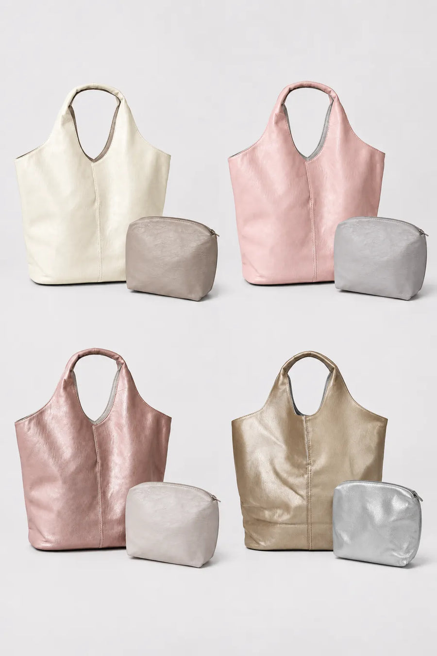 The Tori Reversible Hobo Bag w/ Pouch - Robin Boutique