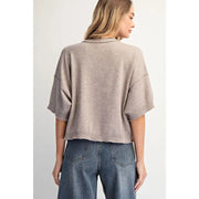 Crew Neck Cashmere Cardigan by Cotierra