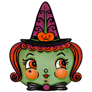 Hagatha Witch Brooch Johanna Parker x Lipstick & Chrome Robin Boutique