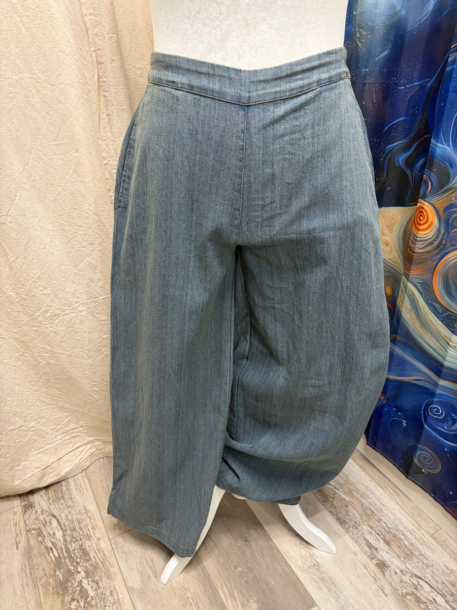 Denim Jogger Pants by The Paper Lace
