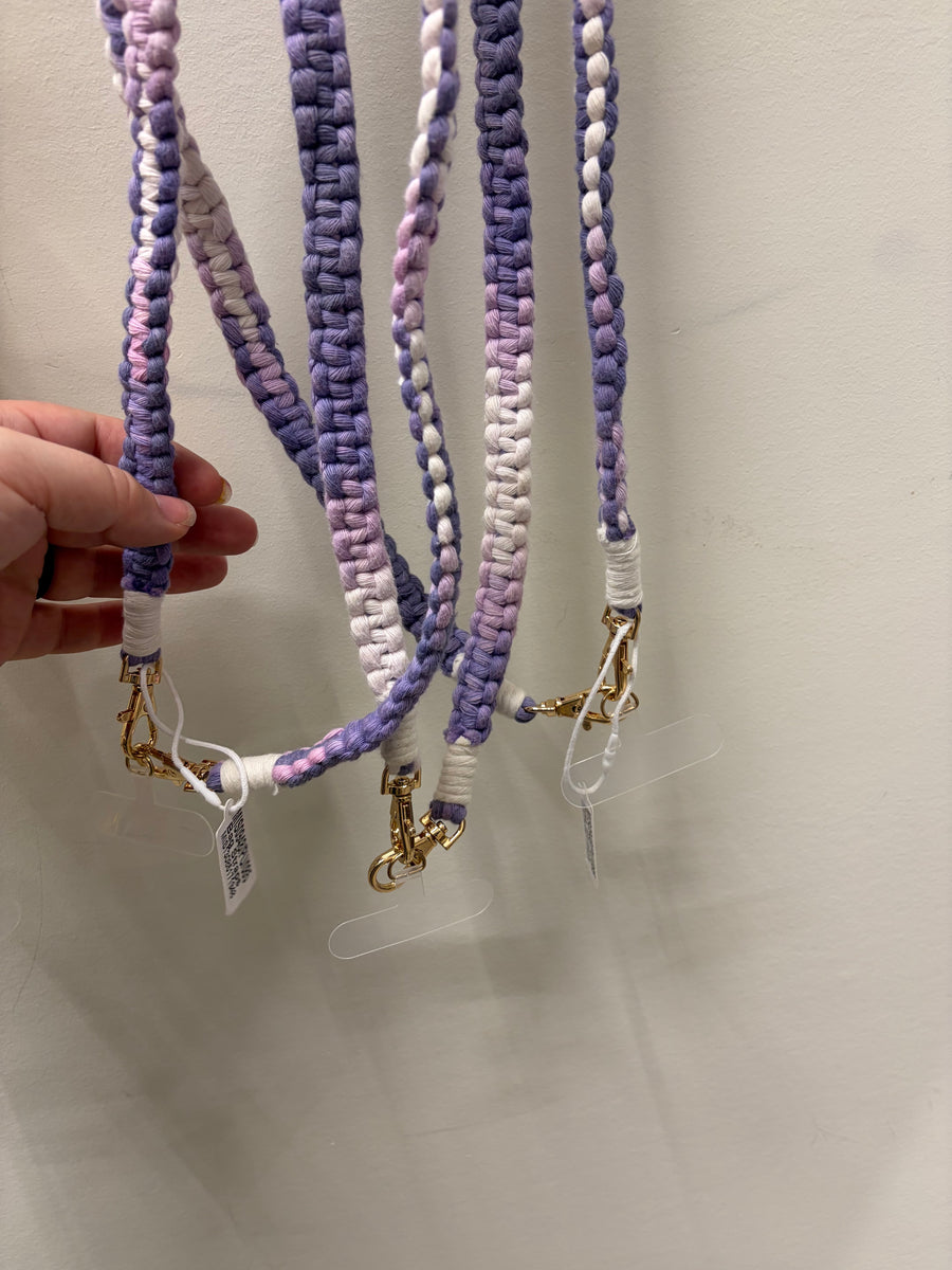 Macrame Crossbody Lanyard/Cell Phone Holder