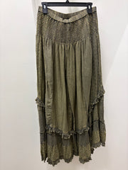 Boho Mixed Media Pants by Young Threads