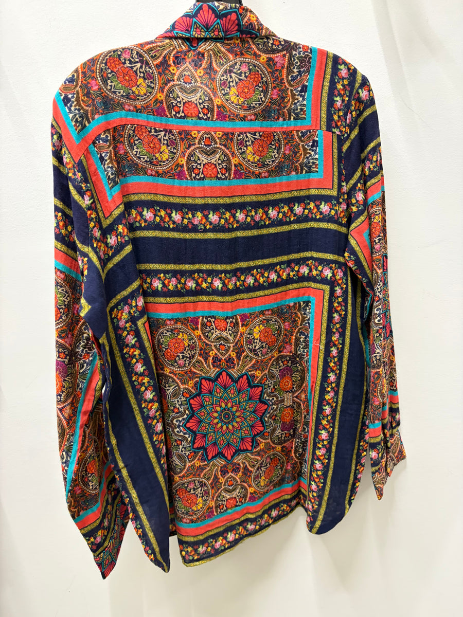 Embroidered Garden Gauze Shirt by All About Her