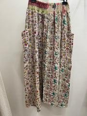 Pareo Kantha Butterfly Cargo Skirt #179 by Kantha Bae