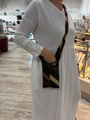 Vintage Tie Crossbody Bag #10