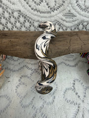 Painted Shellac Ruffle Bracelet
