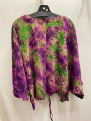 Crepe Silk Butterfly Top #015 by Kantha Bae