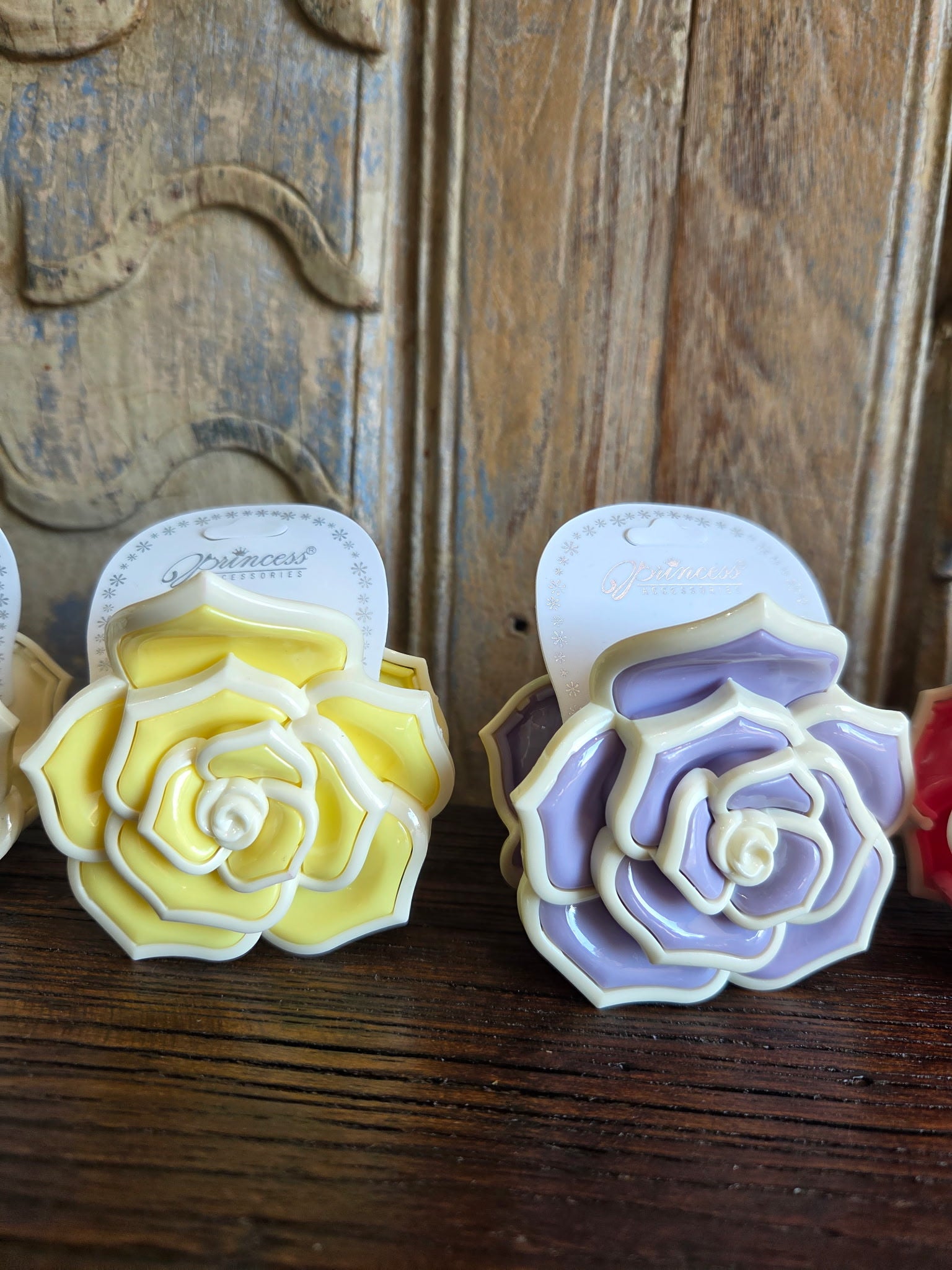 Rose Claw Hairclips Robin Boutique