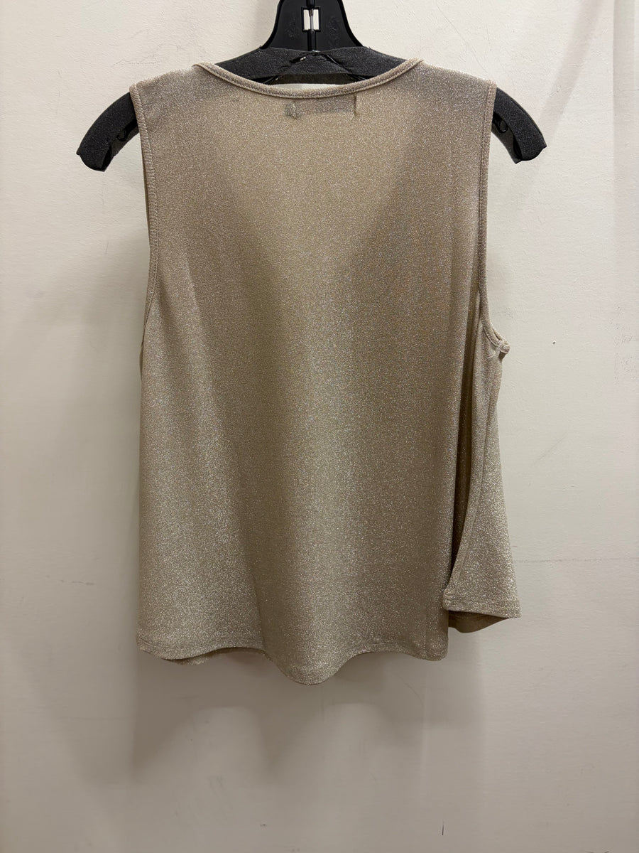 Sparkling Lurex Fabric Tank by Origami