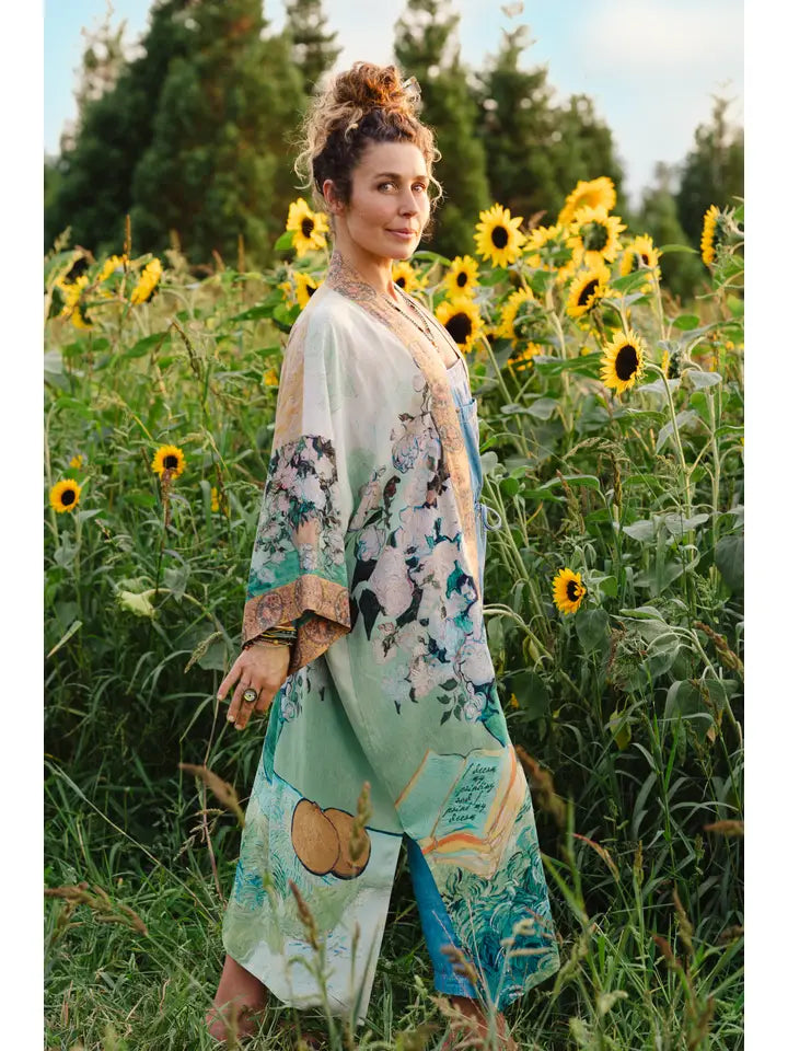 I Paint My Dream Opera Robe Duster Kimono by Market Of Stars