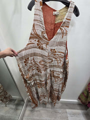 Duality Sari Harmony Wide Leg Jumpsuit #1045 by Kantha Bae