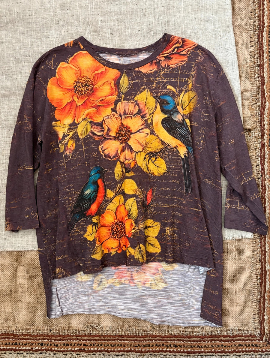 Driftwood Day Songbird Garden Tee by Paper Lace