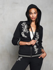 French Terry Embroidered Hoodie by Paparazzi