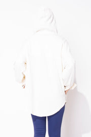 Waffle Knit Hoodie in Olive by Escape