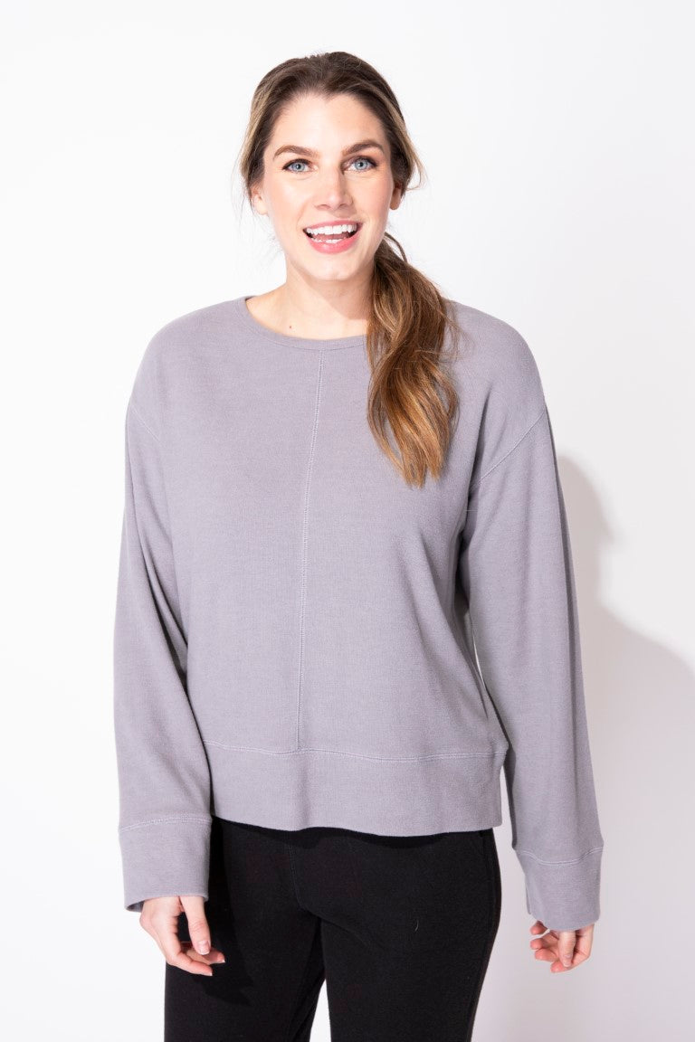 Butter Rib Knit Snuggly Pullover by Escape