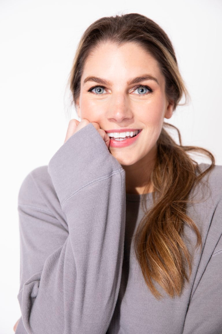 Butter Rib Knit Snuggly Pullover by Escape