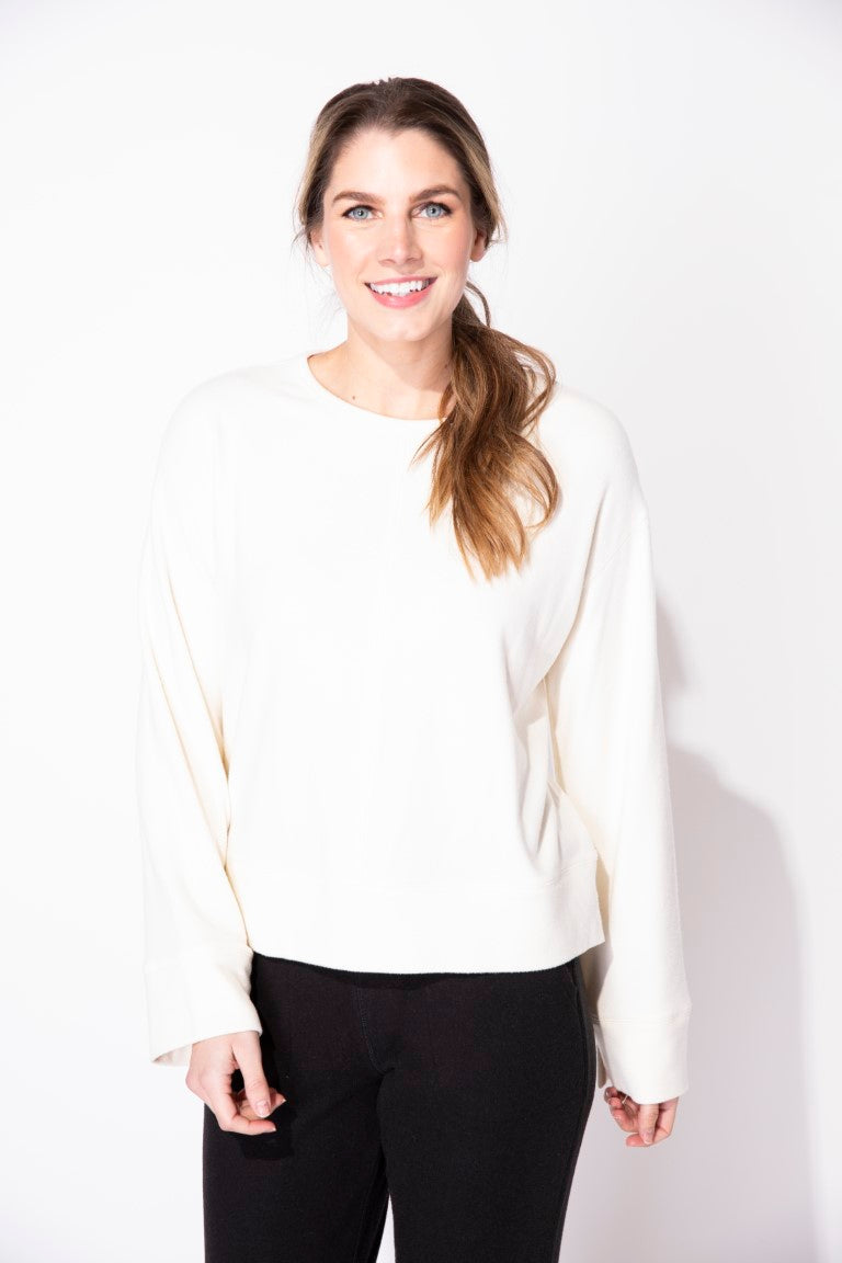 Butter Rib Knit Snuggly Pullover by Escape