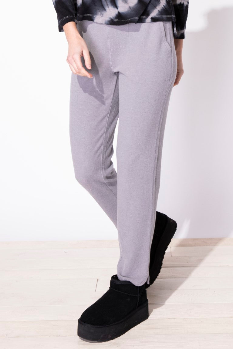 Additional view of Buttery Knit Saturday Pant by Escape from Robin Boutique.