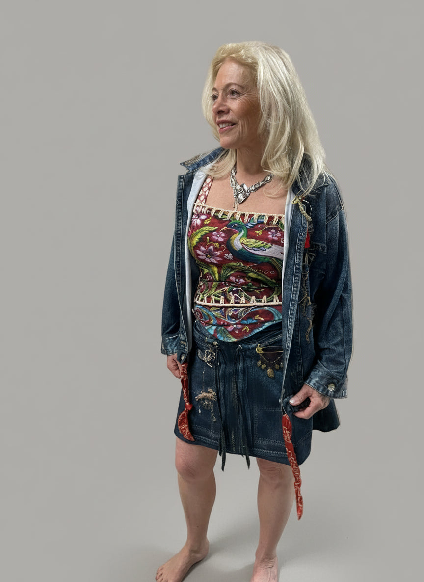 IPNG Design Illusion Jean Hanky Jacket