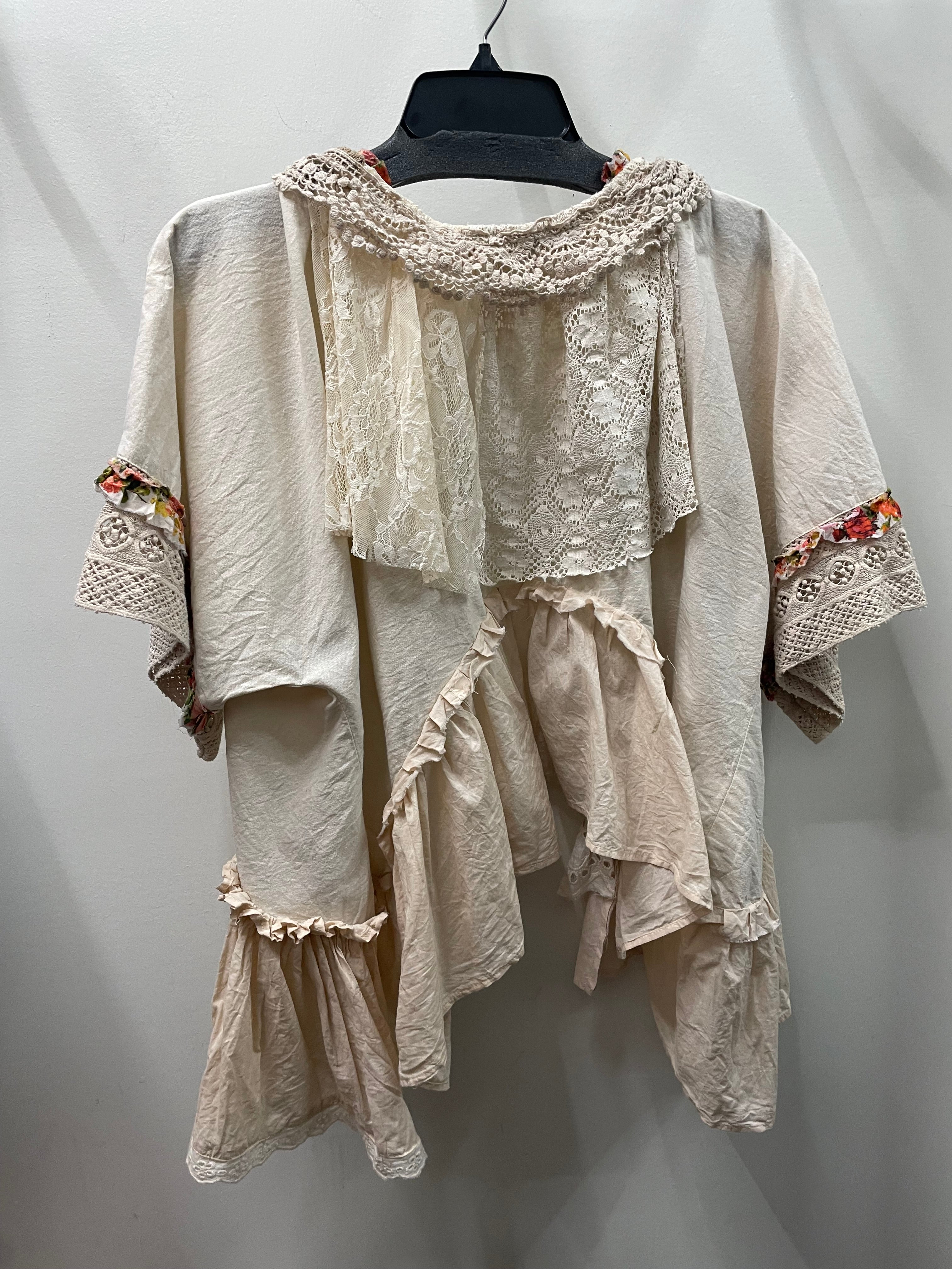 Lacey Crochet Dream Shrug by Paper Lace