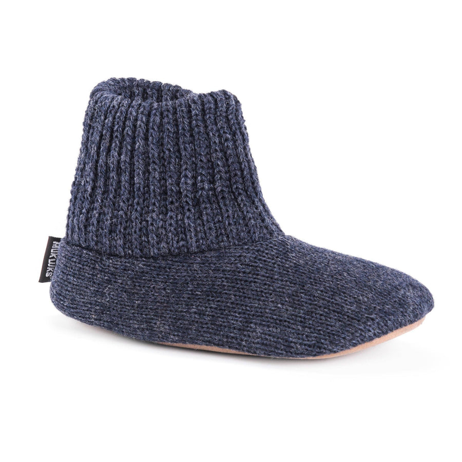 Muk Luks Men's Morty Ragg Wool Slipper Sock