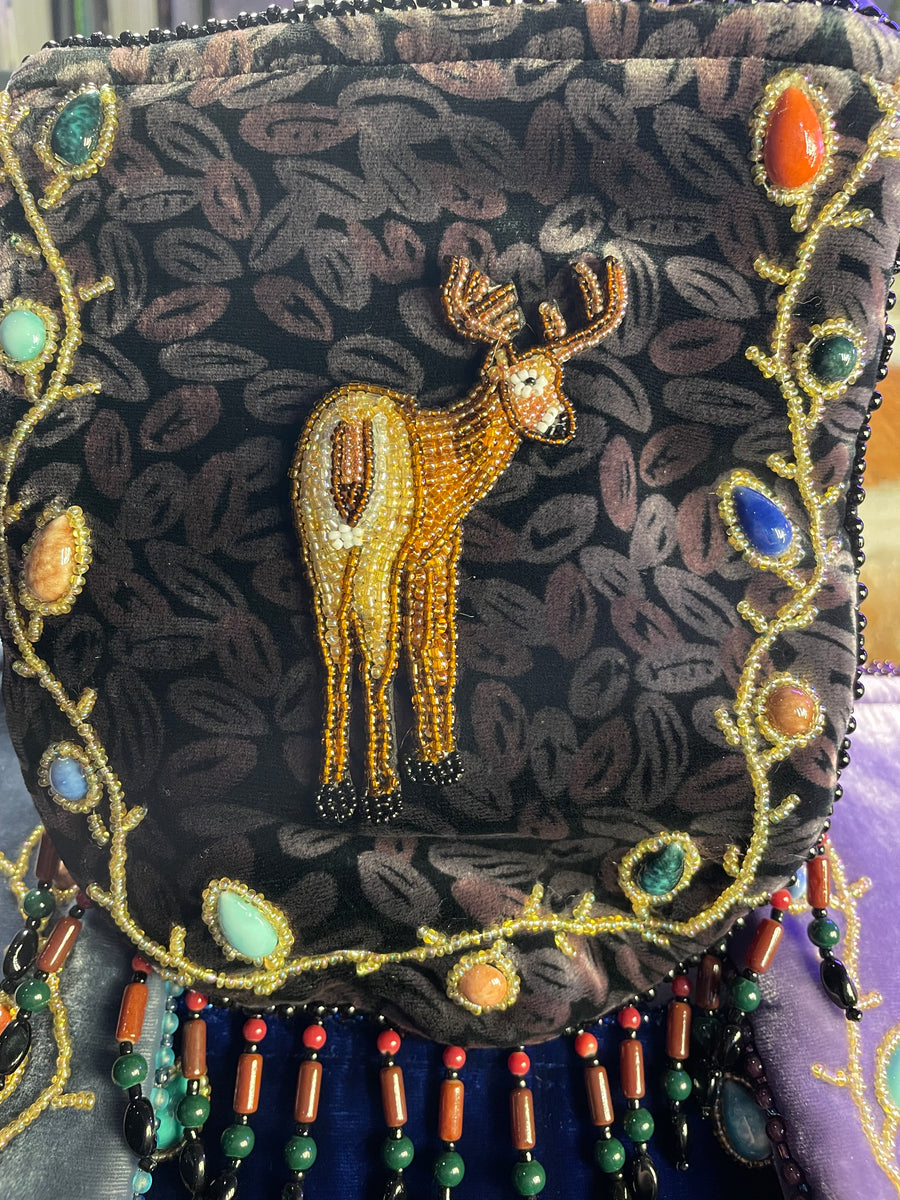 Velvet Crossbody Purse