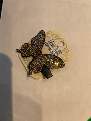 Rhinestone Butterfly Hairpin