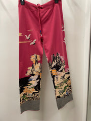 Zen Pant Crane Print by Paparazzi Robin Boutique