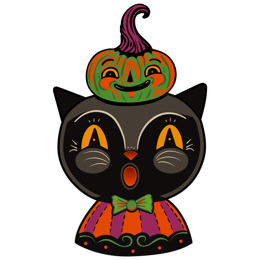 Black Cat & Kinny Brooch Johanna Parker x Lipstick & Chrome Robin Boutique