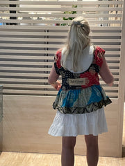 Kantha Sunrise "Carnival" Sleeveless Ruffle Tank by Jaded Gypsy