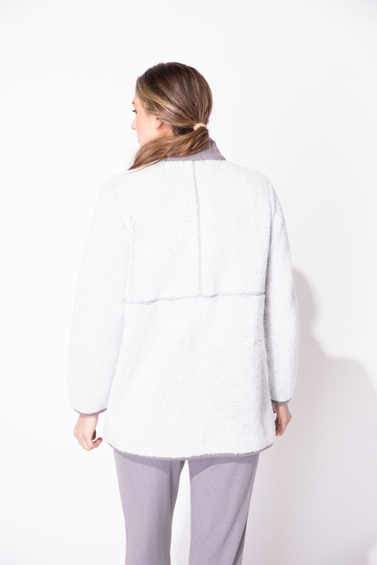Sherpa Snap Jacket in Fog by Escape