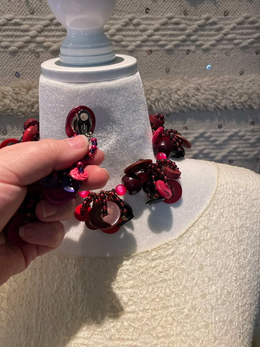 Button Necklace by The Vintage Jewel