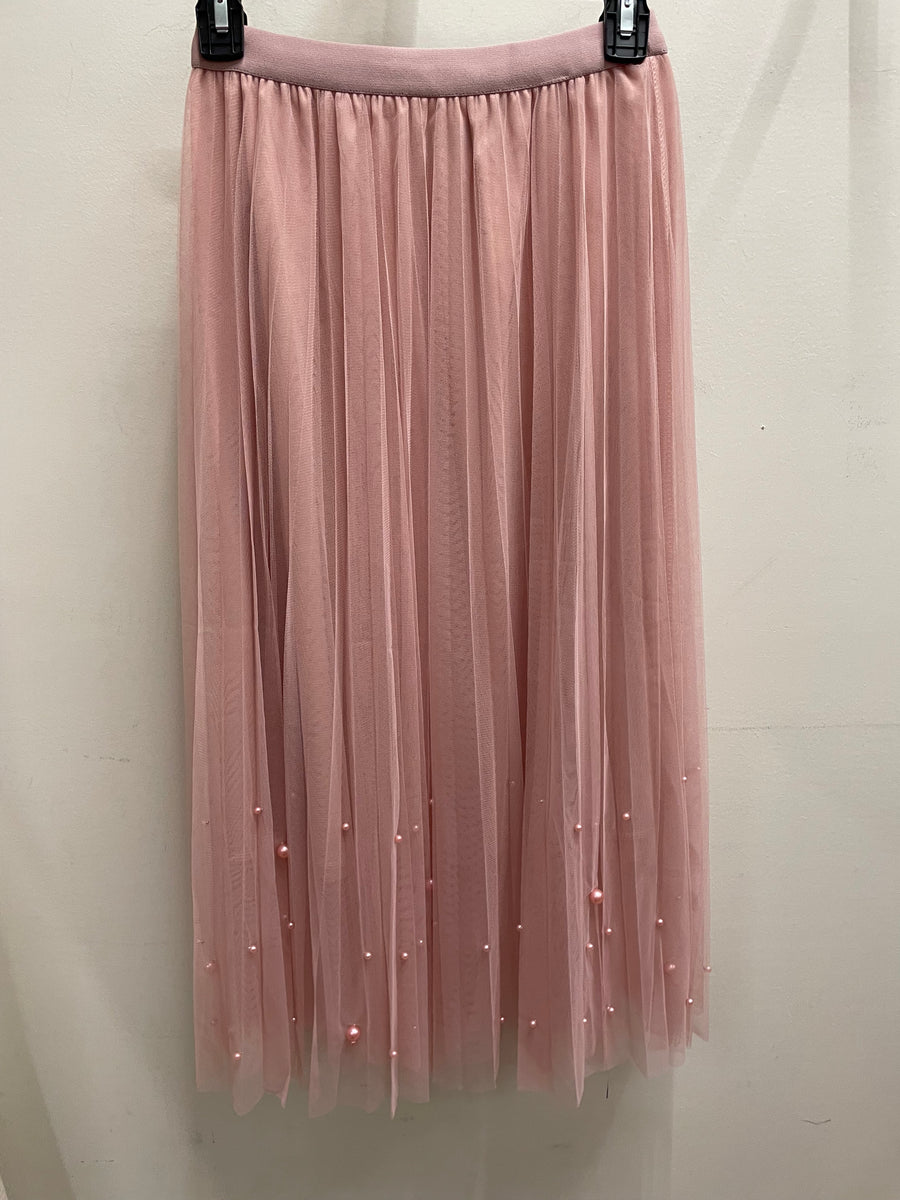Fairy Pleated Mesh Skirt with Pearls by EllyNDale