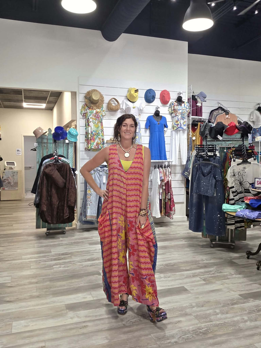 Duality Sari Harmony Wide Leg Jumpsuit #1034 by Kantha Bae