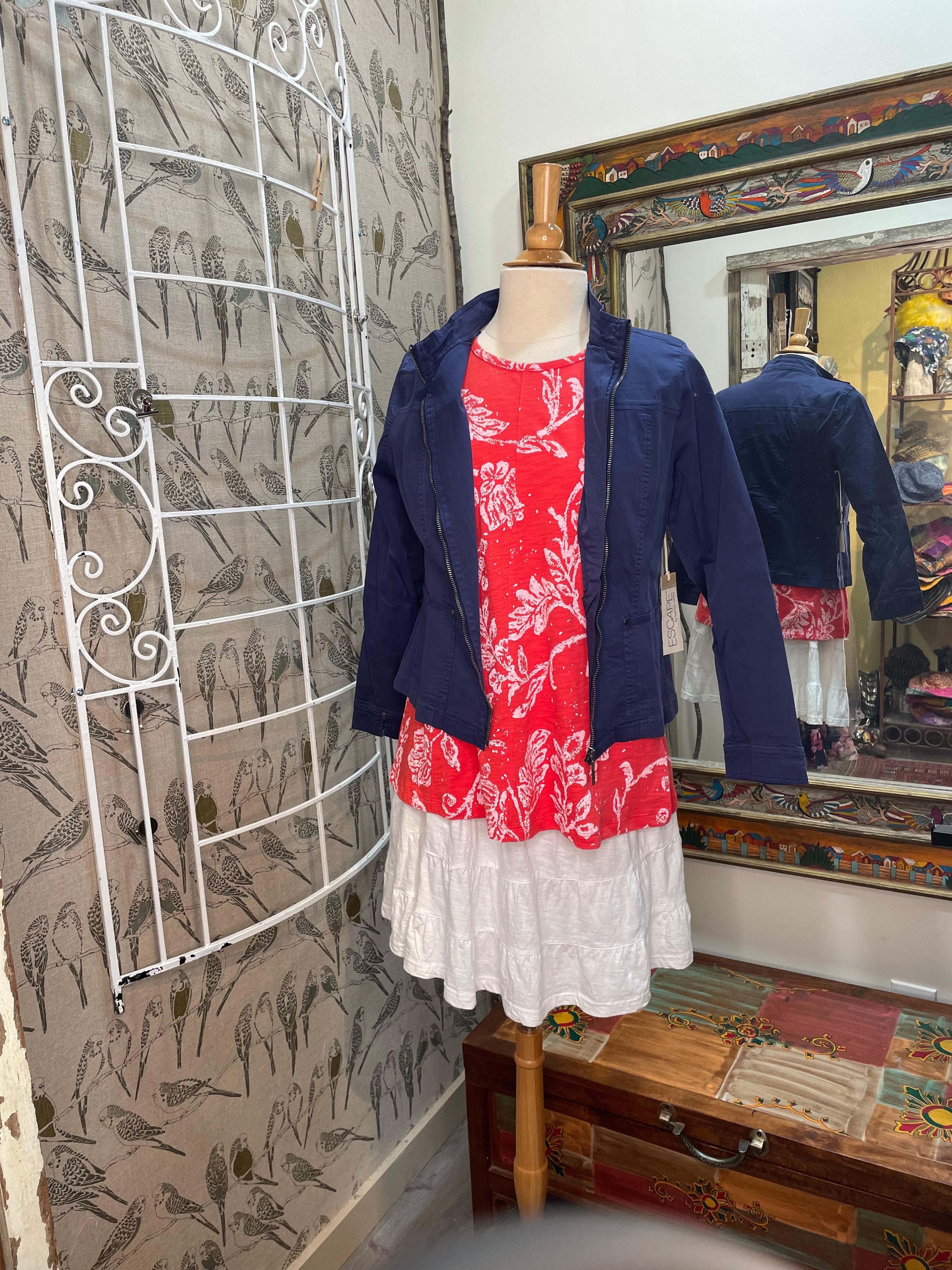 Salt Wash Waterfront Jacket in Navy by Escape