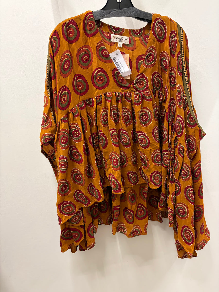Gold Dust Crop Top #008 by Kantha Bae