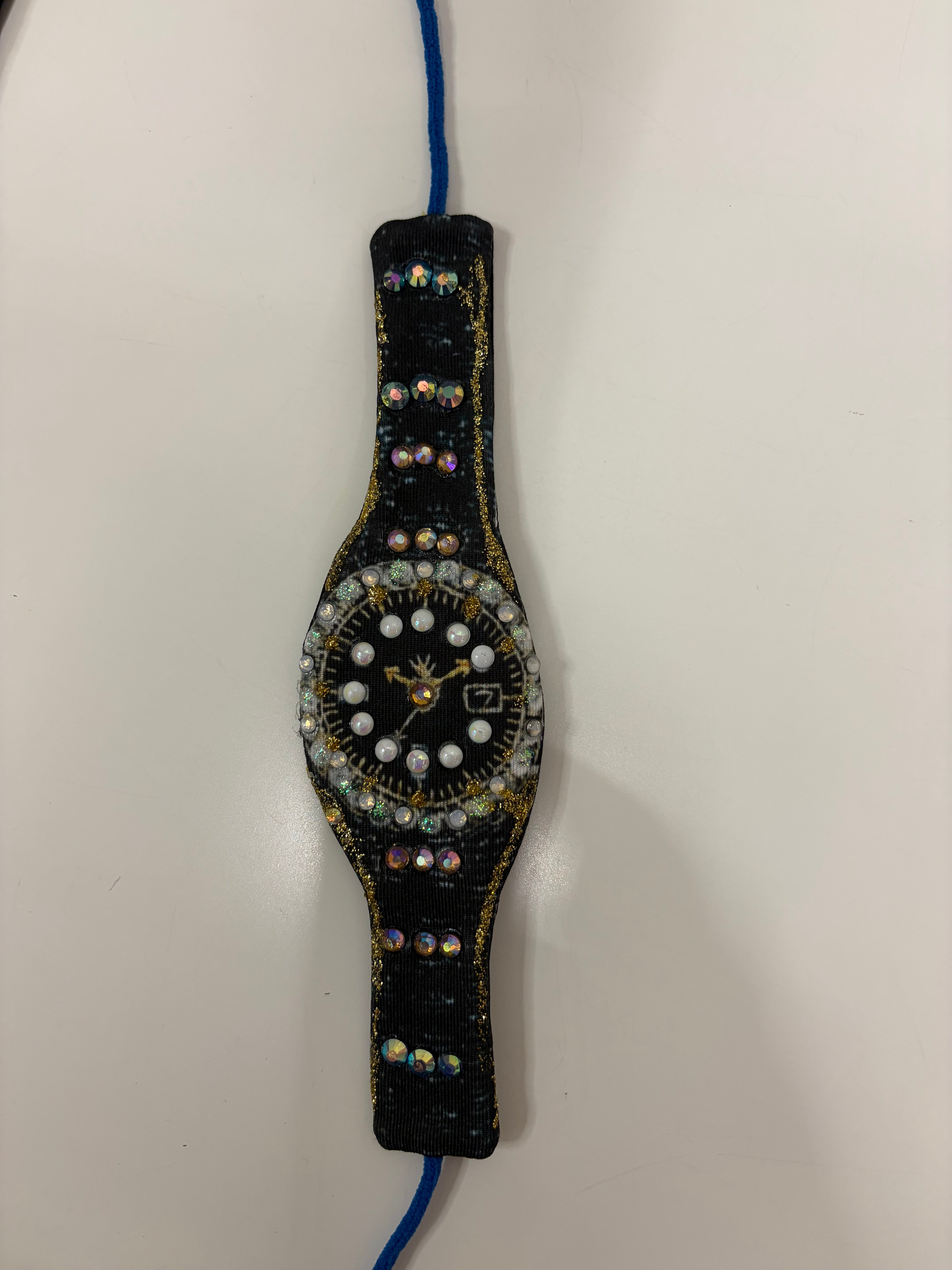 Embellished Fabric Watch Cuff by IPNG Design
