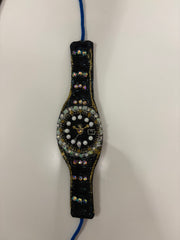 Embellished Fabric Watch Cuff by IPNG Design