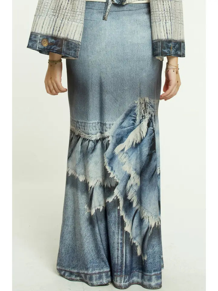 Mermaid Skirt in Jeanious by IPNG Design