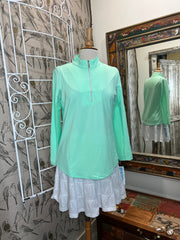 UPF Mock Neck Zip Pullover 0632