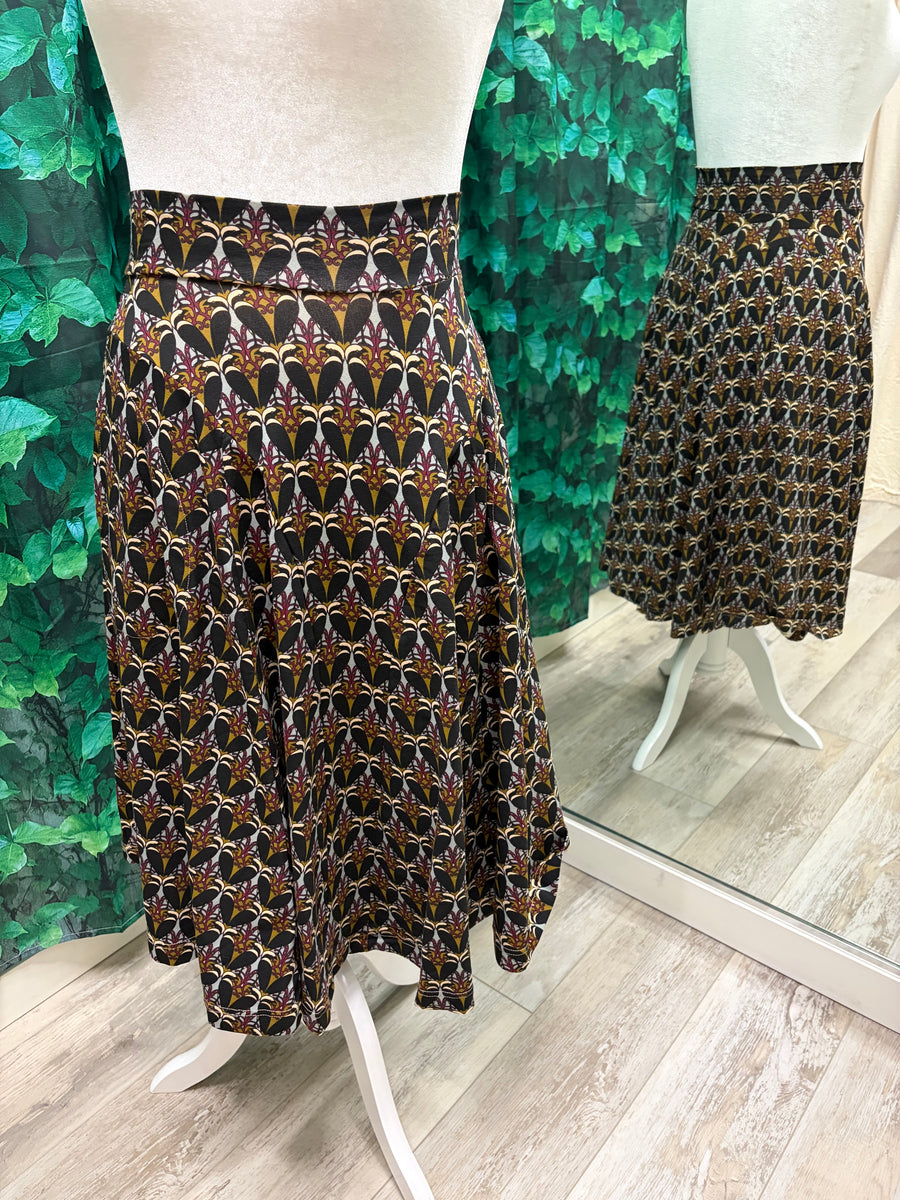 Tulip Skirt in Aviary Print by Effie's Heart