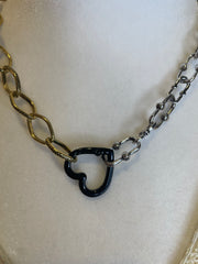 Chained Heart Necklace