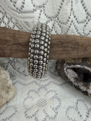 Silver Studded Statement Cuff