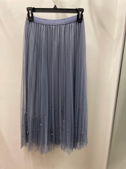 Fairy Pleated Mesh Skirt with Pearls by EllyNDale