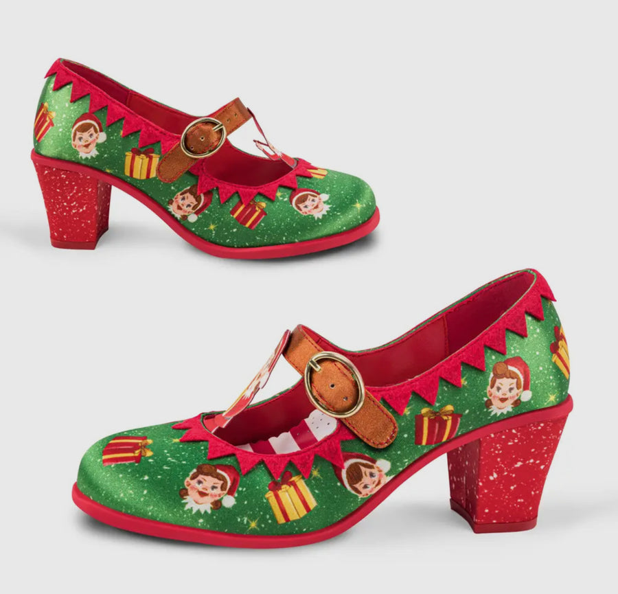 Hot Chocolate Chocolaticas® Mid Heels Elf Women's Mary Jane Pump Robin Boutique