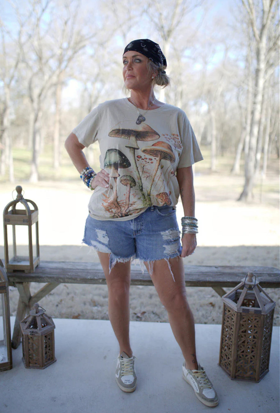 Mushroom Garden Tee by Jaded Gypsy