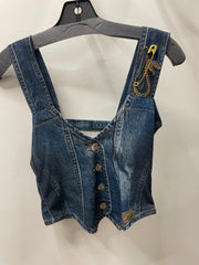 Make Me Boho Illusion Denim Tank Vest by IPNG Design Robin Boutique