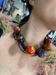 Chunky Ball Necklace by Jeff Lieb